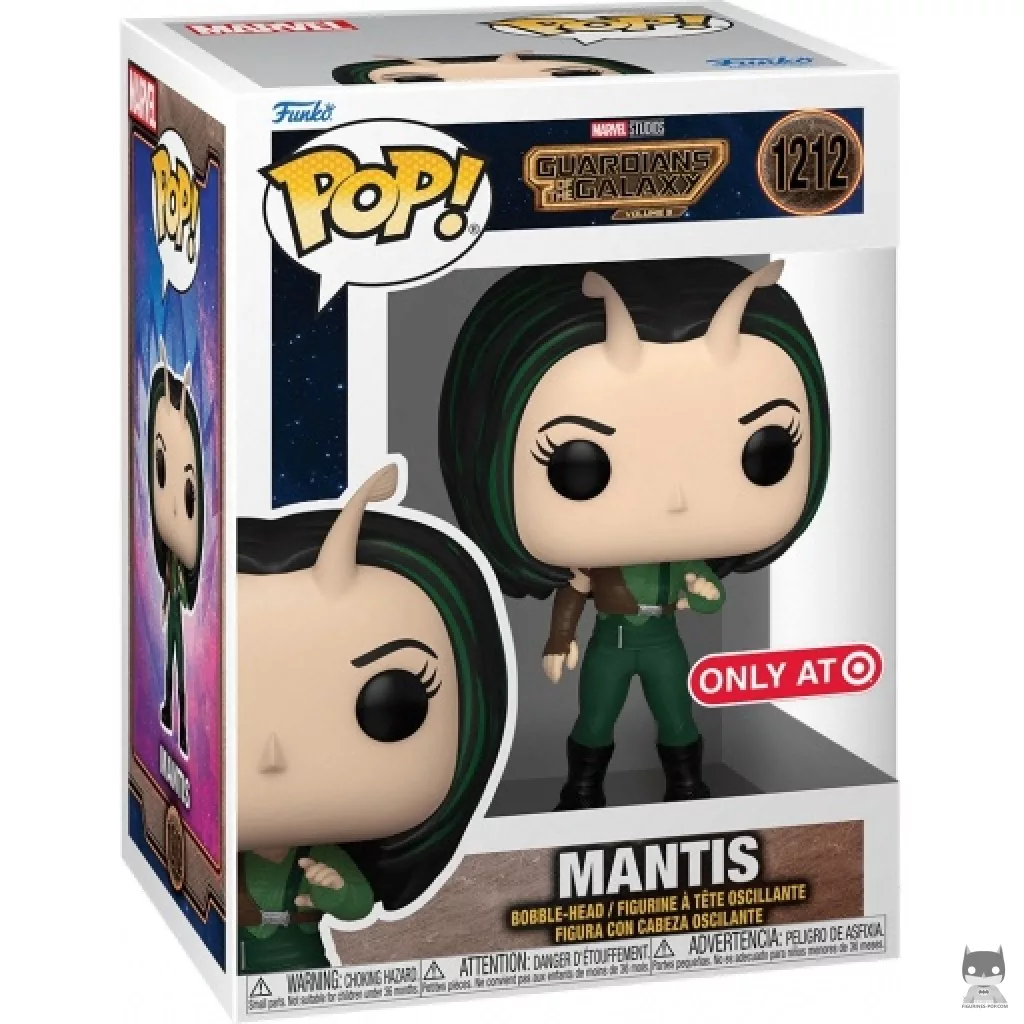 Mantis Funko Pop! figure in its box