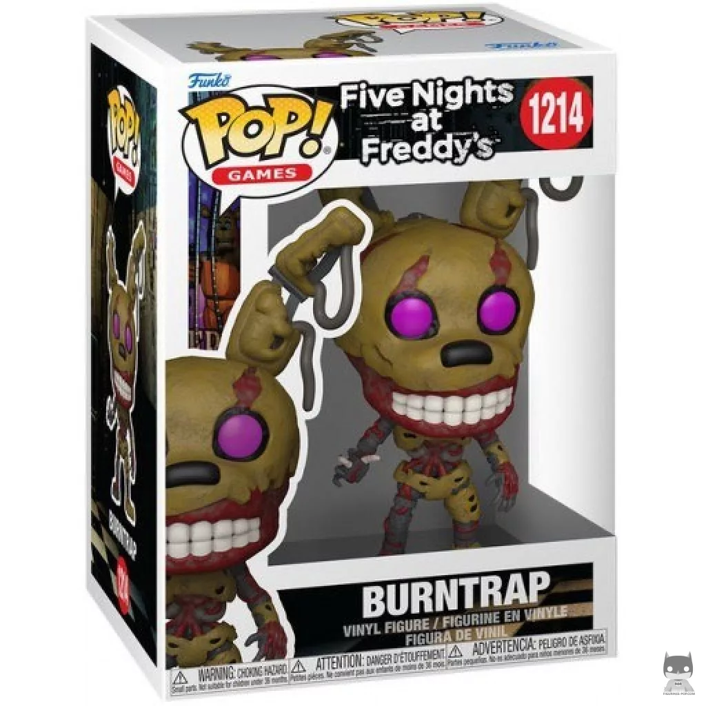 Burntrap Funko Pop! figure in its box