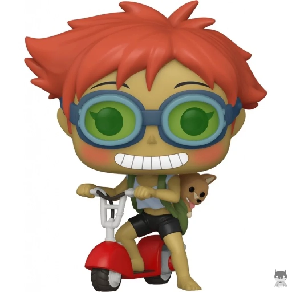 Ed & Ein on Scooter Funko Pop! figure (Cowboy Bebop)