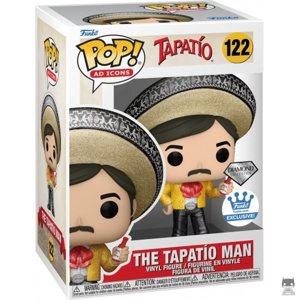 The Tapatio Man (Diamond Collection) Funko Pop! figure in its box