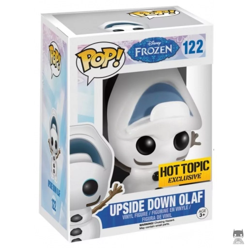 Olaf Upside Down Funko Pop! figure in its box