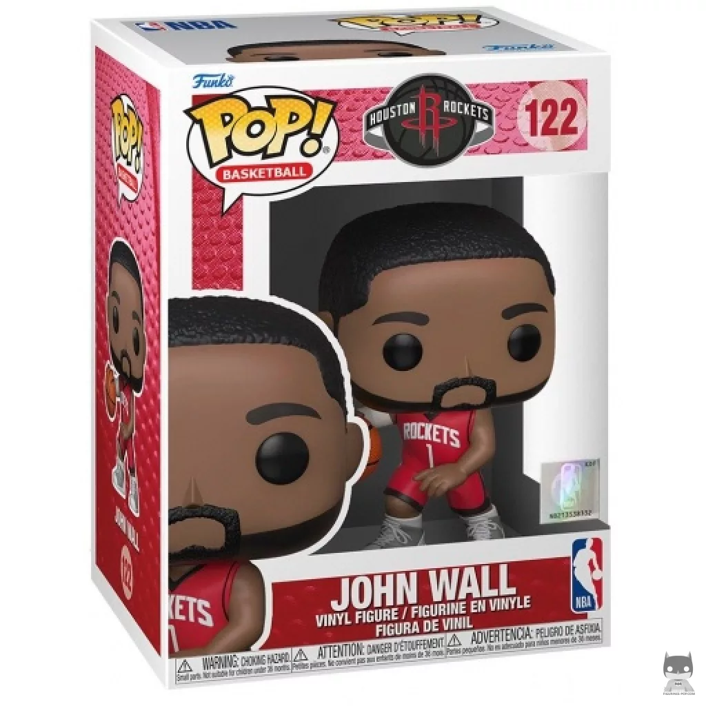 John Wall (Rockets) Funko Pop! figure in its box