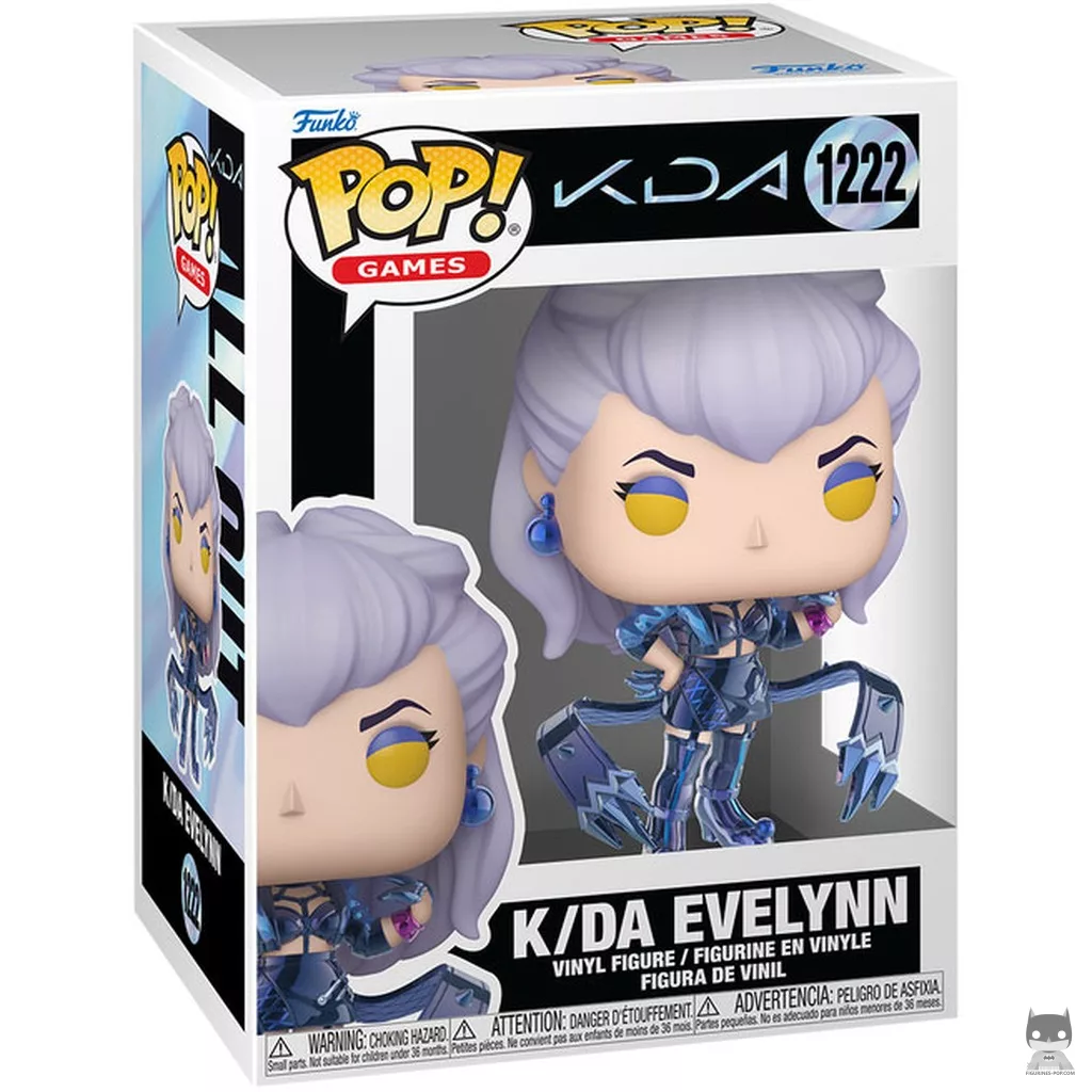 K/DA Evelynn Funko Pop! figure in its box