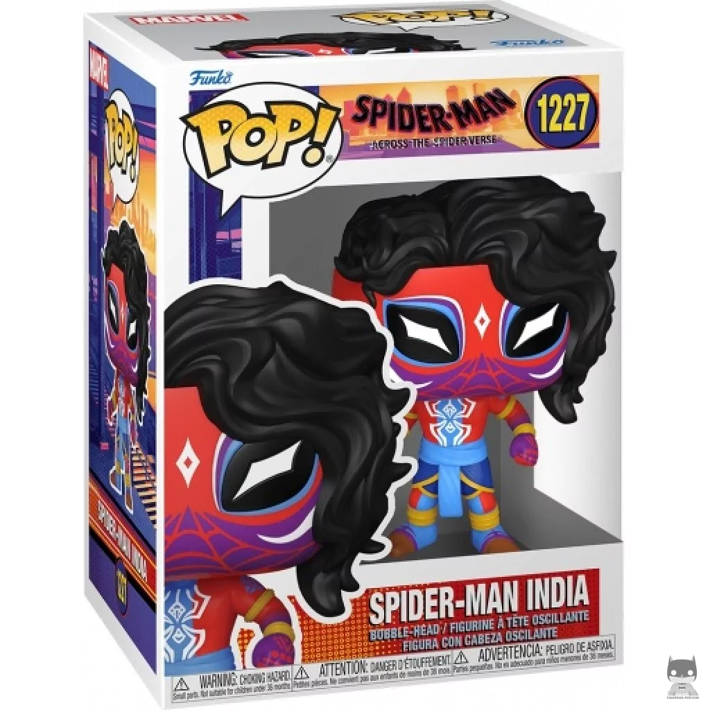 Spider-Man India Funko Pop! figure in its box