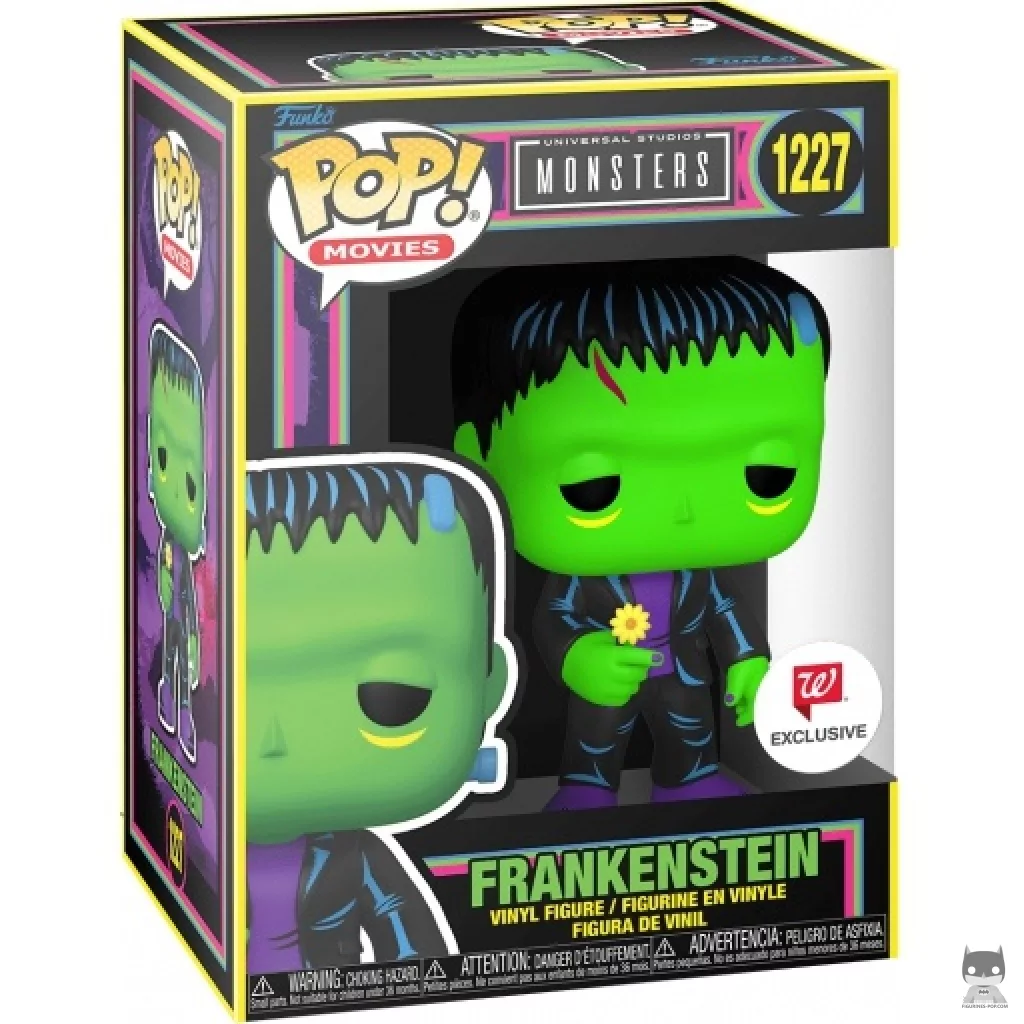 Frankenstein with Flower (Blacklight) Funko Pop! figure in its box