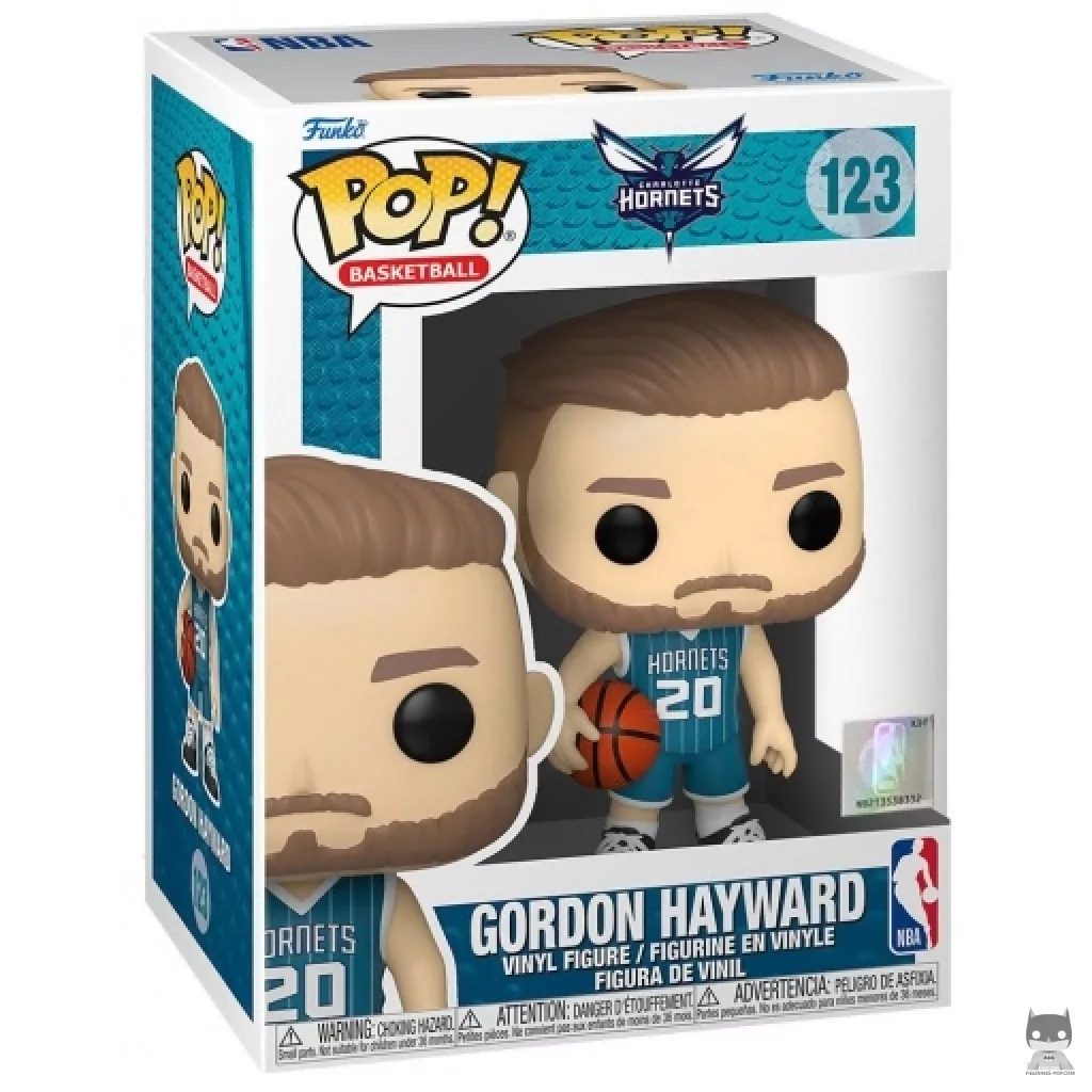 Gordon Hayward (Hornets) Funko Pop! figure in its box