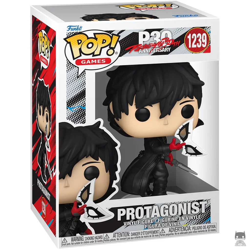 Protagonist (Persona 5) (30th Anniversary) Funko Pop! figure in its box