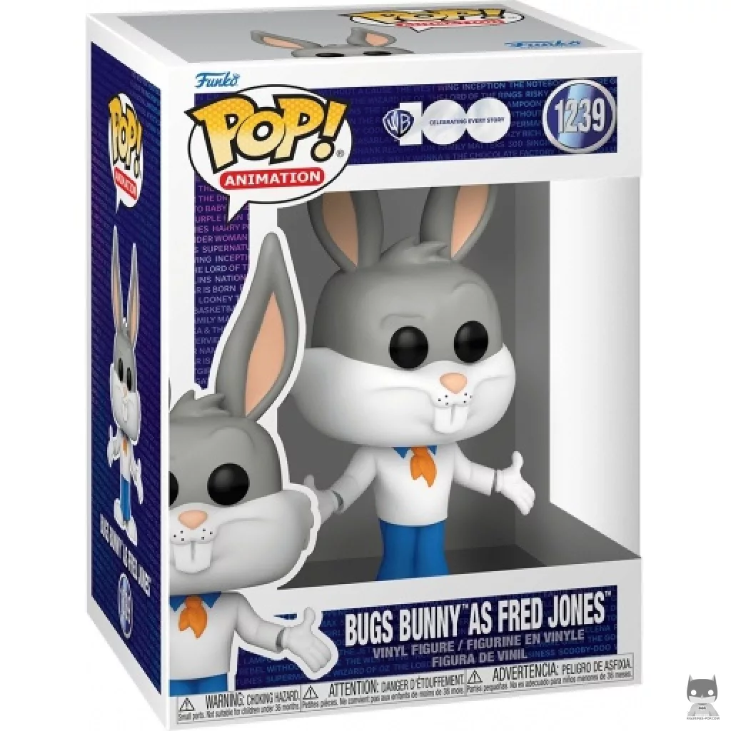 Bugs Bunny as Fred Jones Funko Pop! figure in its box