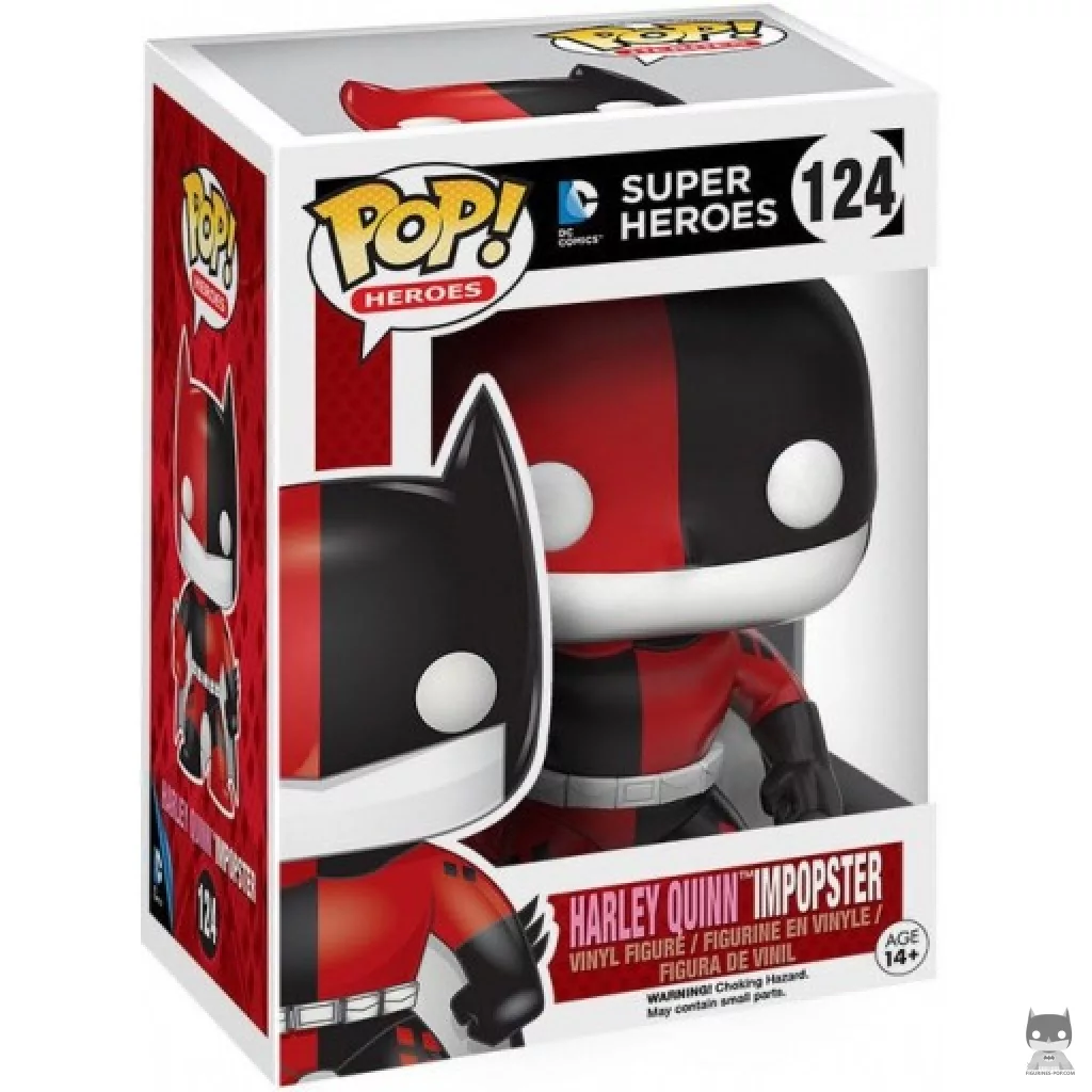 Batman as Harley Quinn Funko Pop! figure in its box