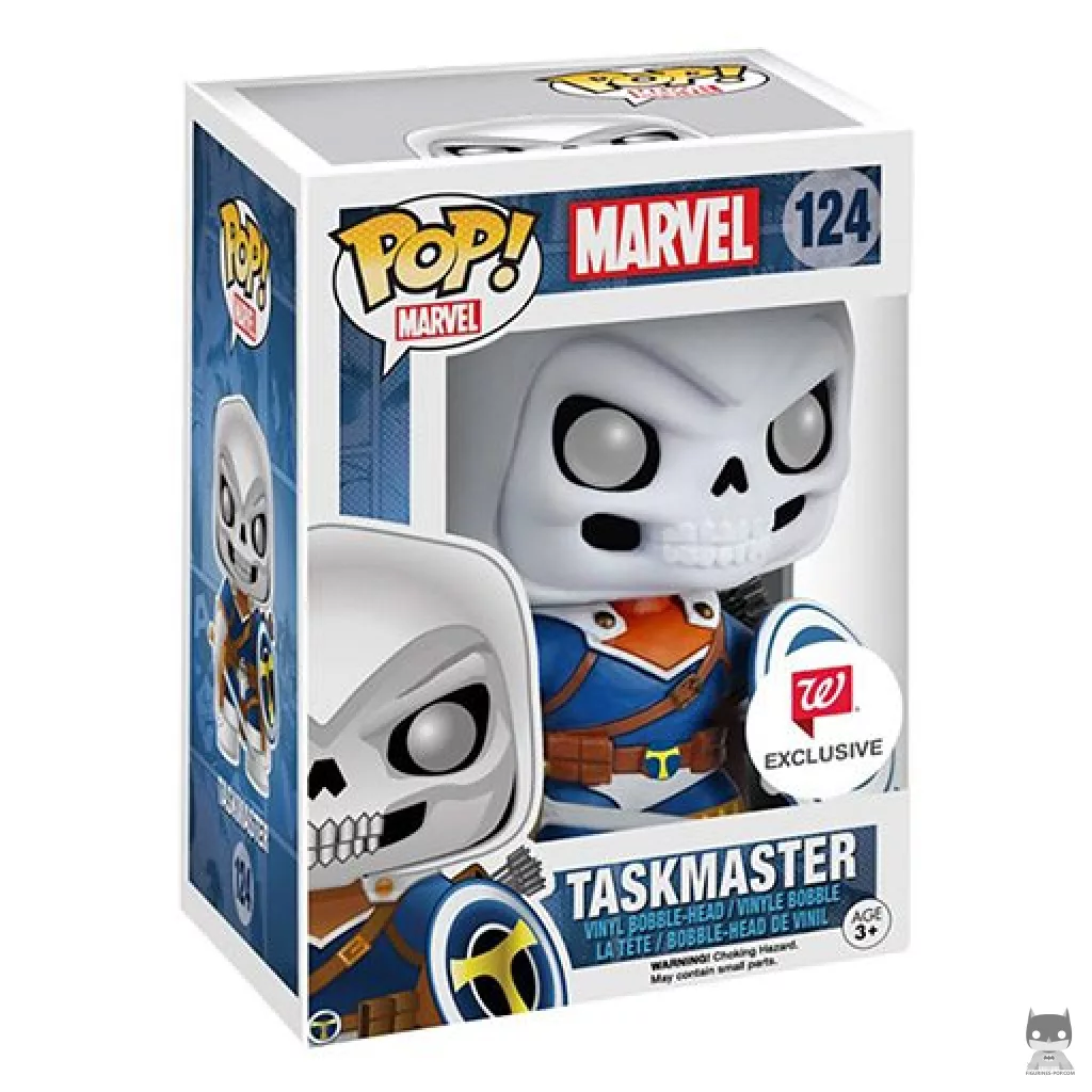 Taskmaster Funko Pop! figure in its box