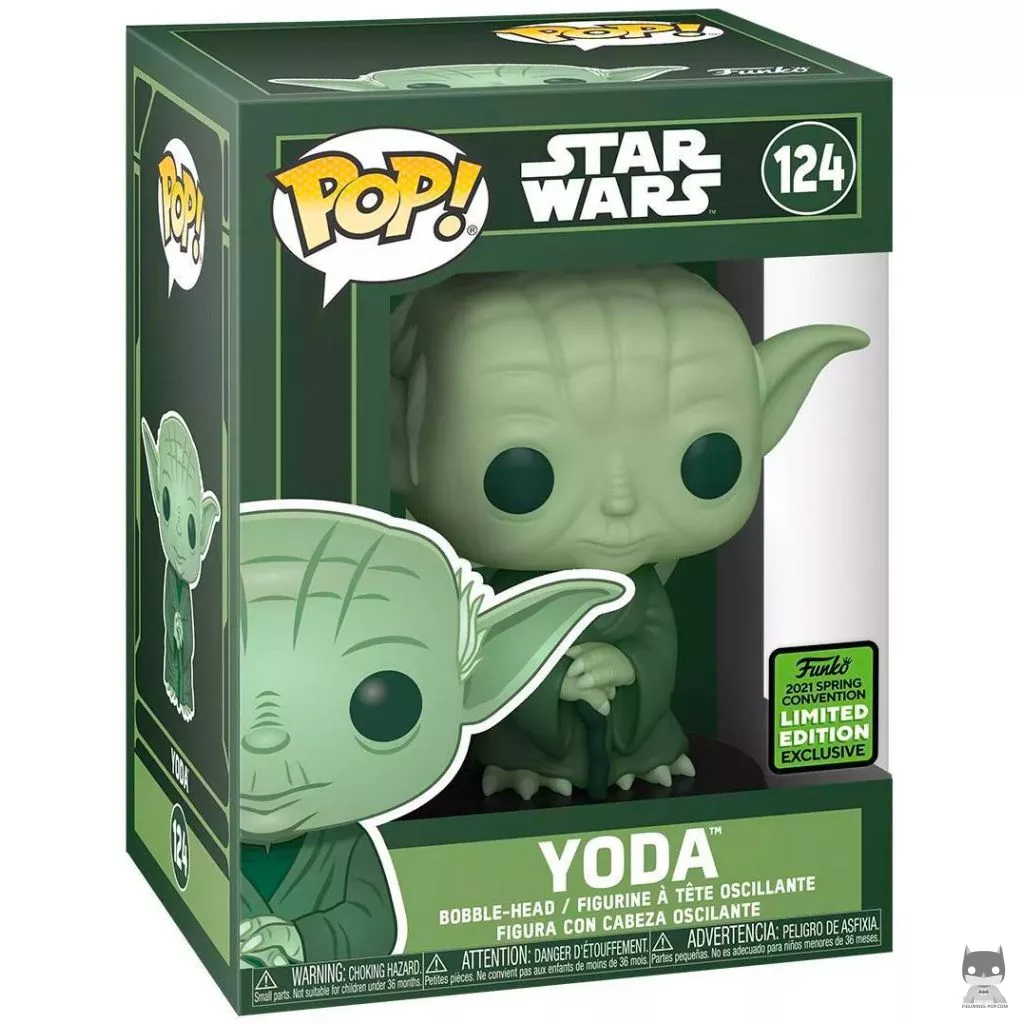 Yoda Funko Pop! figure in its box