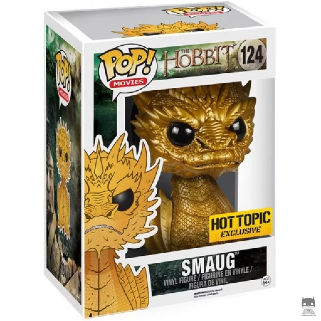 Smaug (Gold) (Supersized) Funko Pop! figure in its box