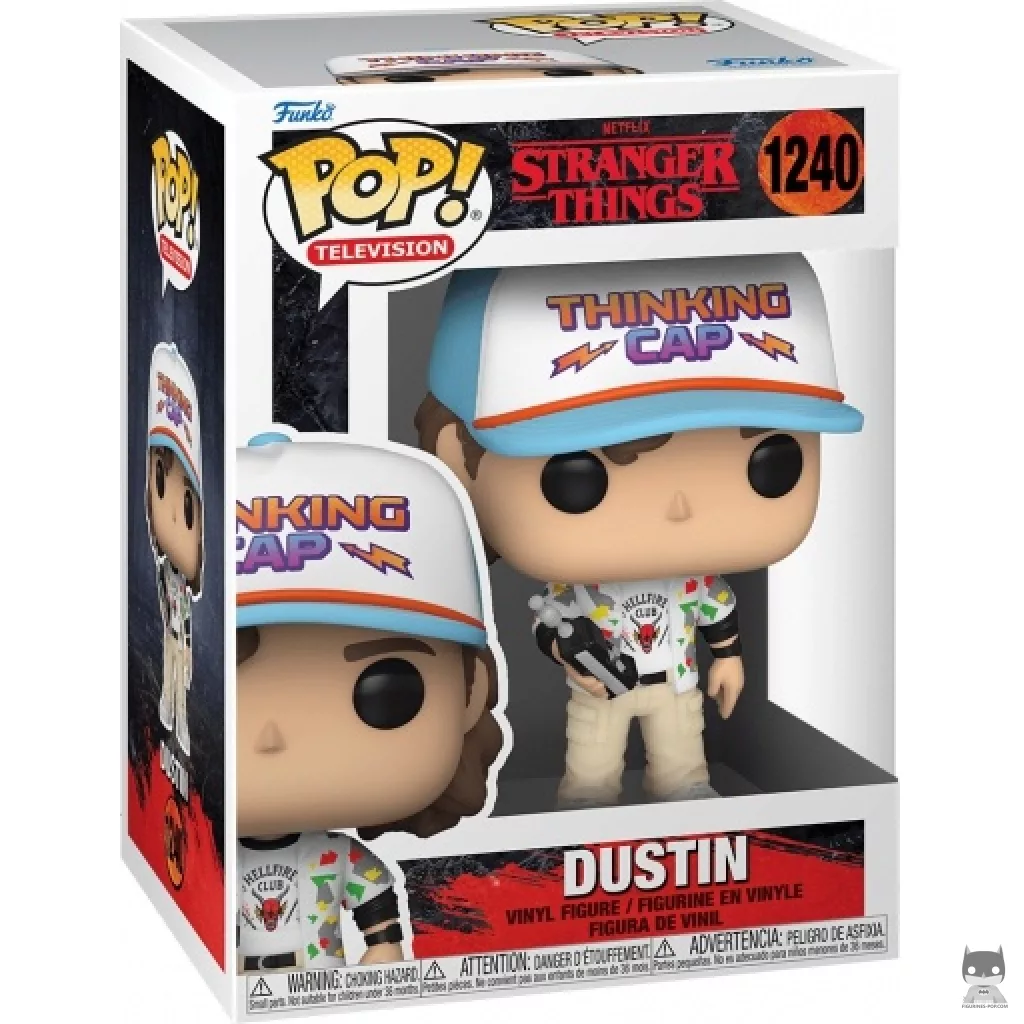 Dustin Funko Pop! figure in its box