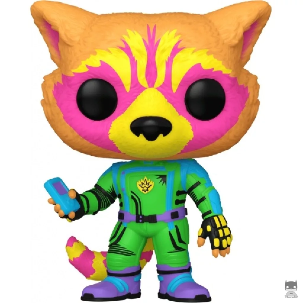 Rocket (Blacklight) Funko Pop! figure (Guardians of the Galaxy vol. 3)
