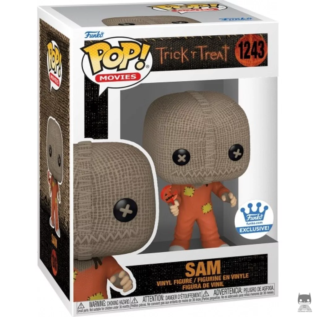 Sam Funko Pop! figure in its box