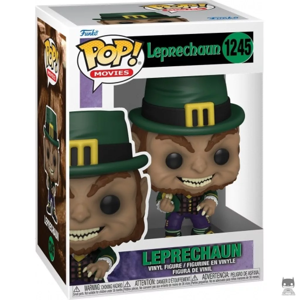 Leprechaun Funko Pop! figure in its box