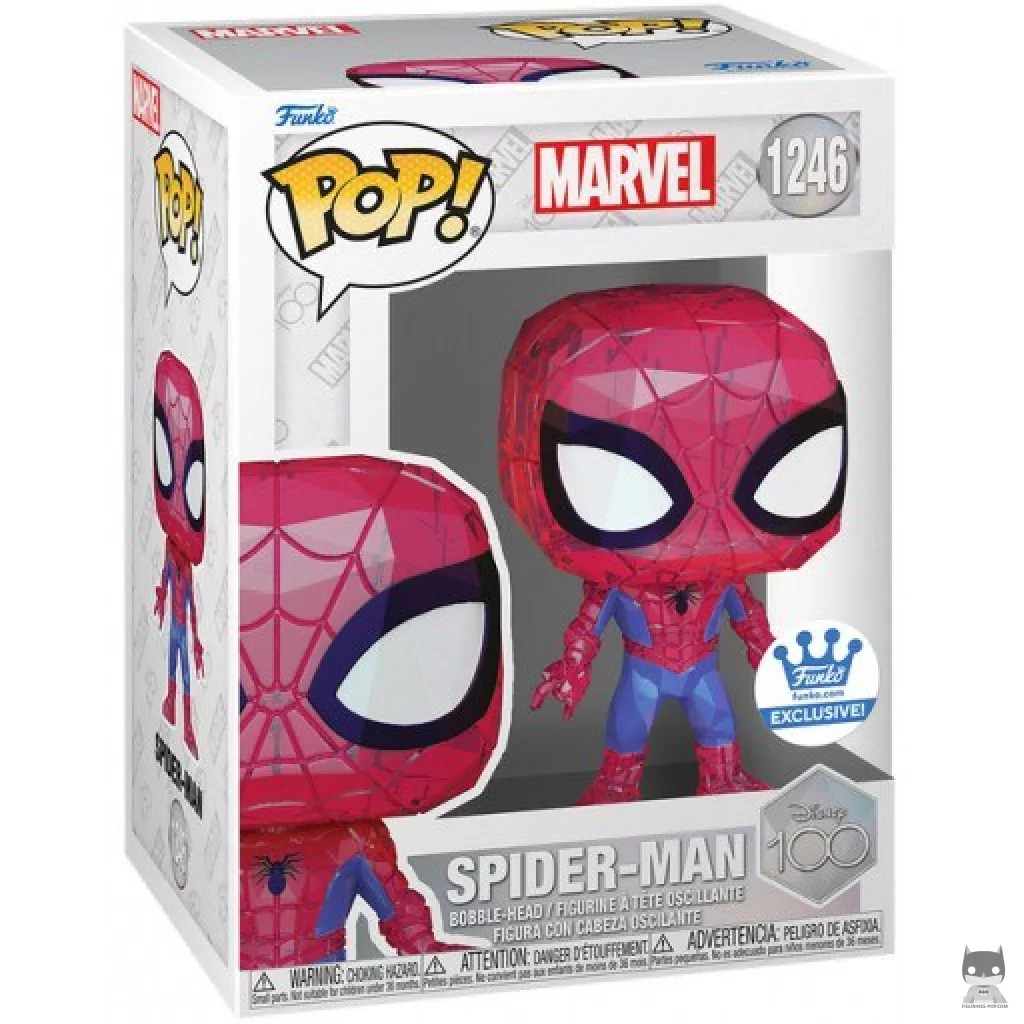 Spider-Man (Facet) Funko Pop! figure in its box