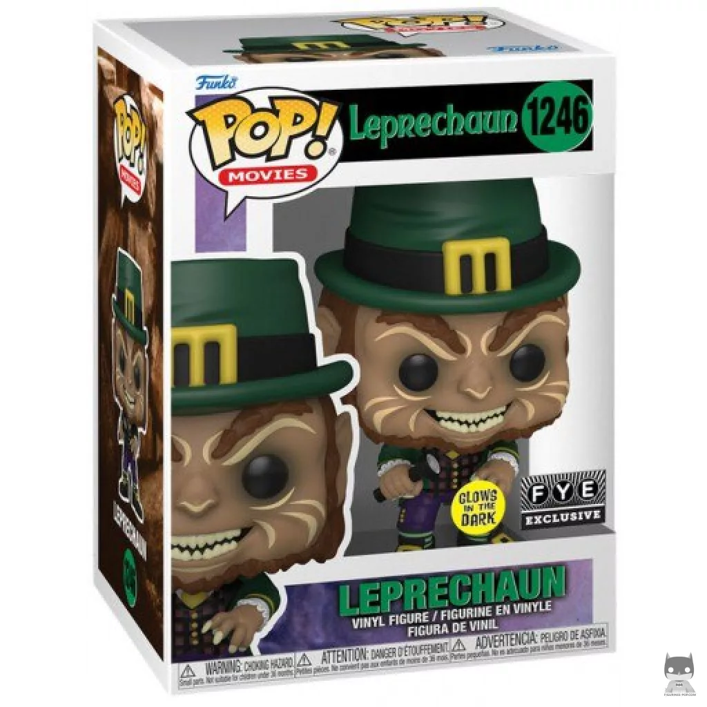 Leprechaun (Glow in the Dark) Funko Pop! figure in its box