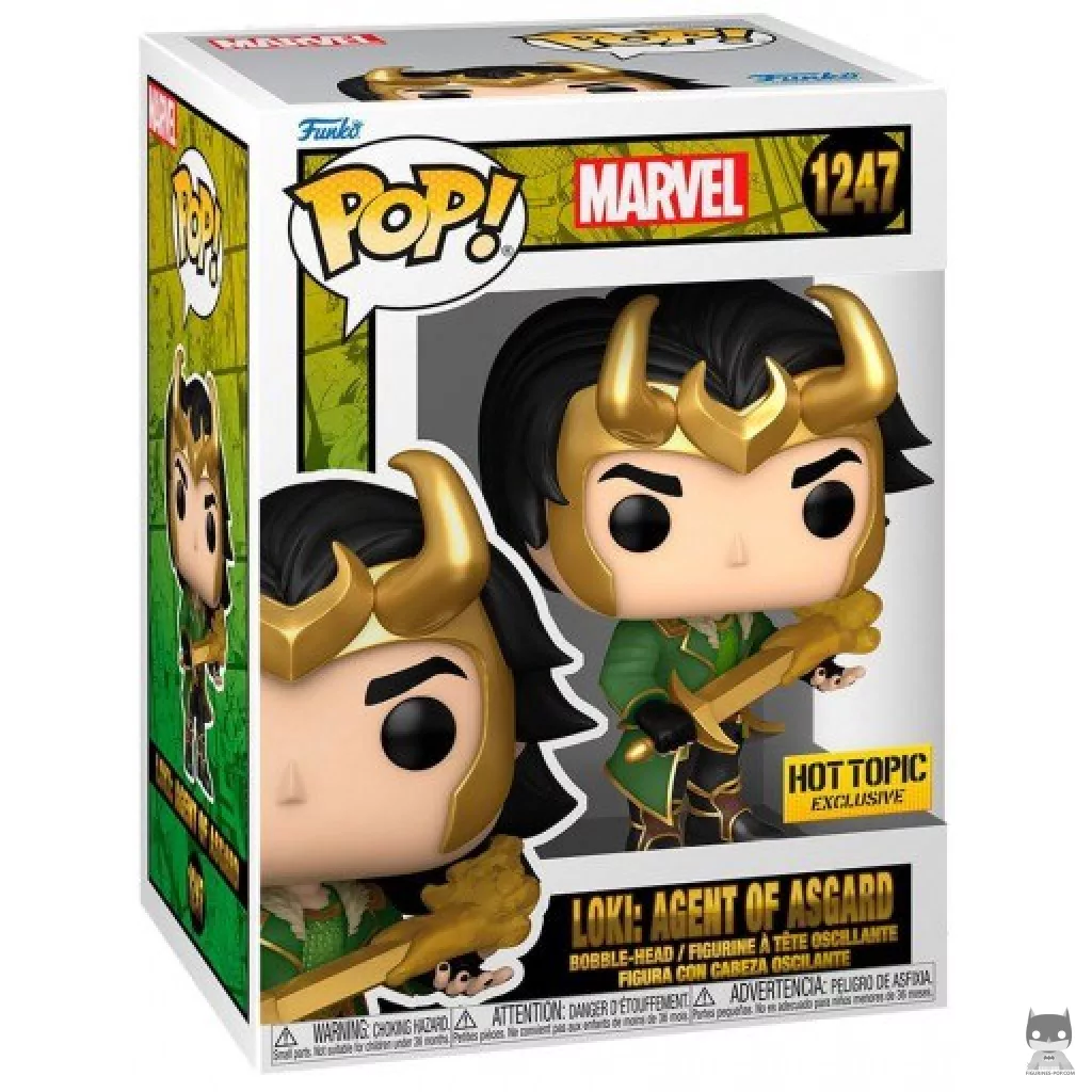 Loki Agent of Asgard Funko Pop! figure in its box