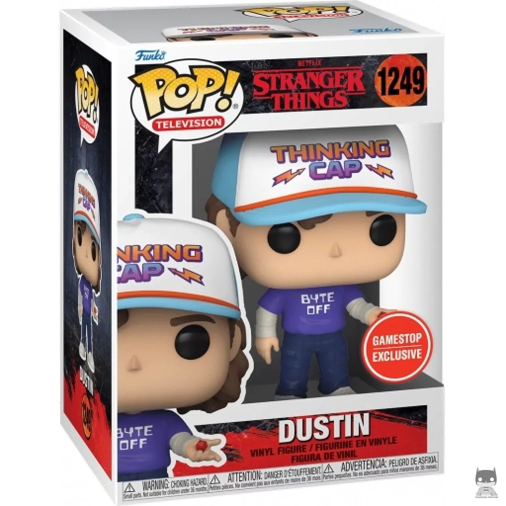 Dustin Funko Pop! figure in its box