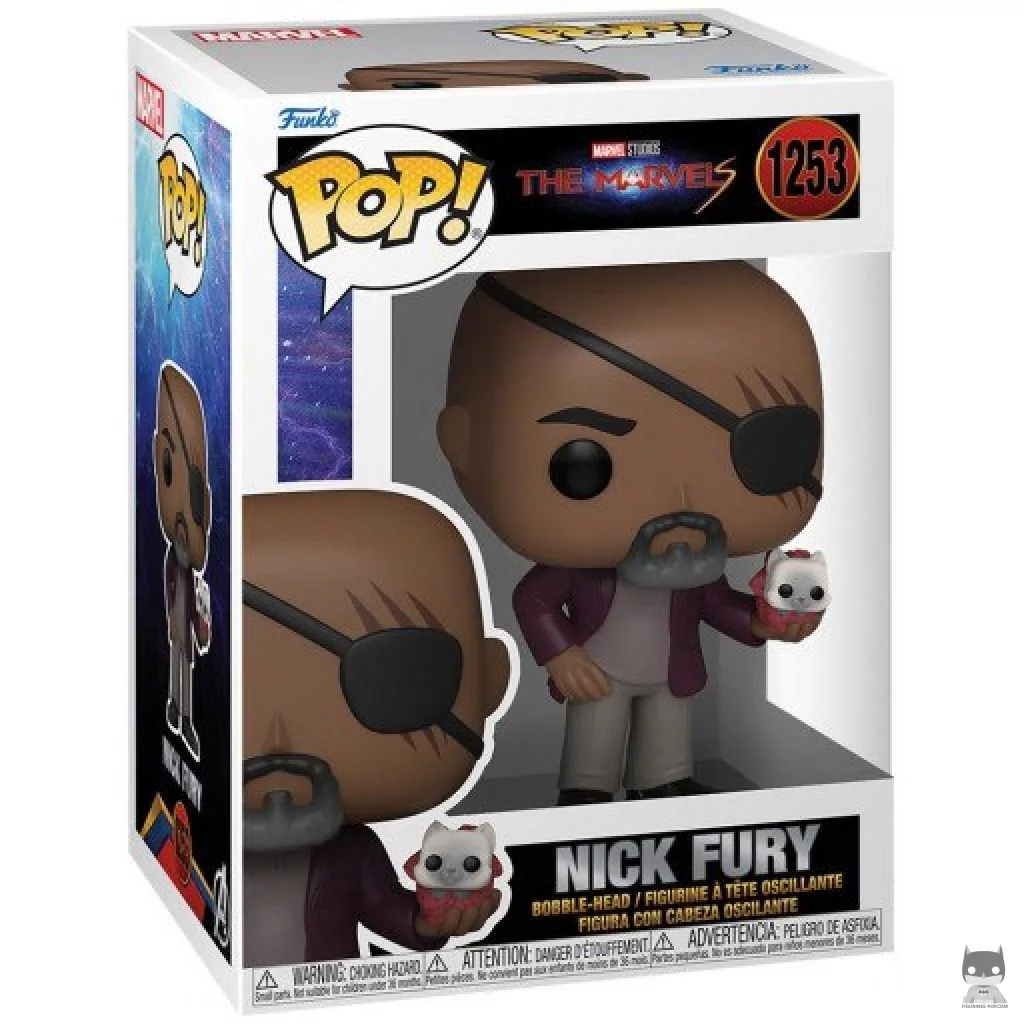 Nick Fury Funko Pop! figure in its box