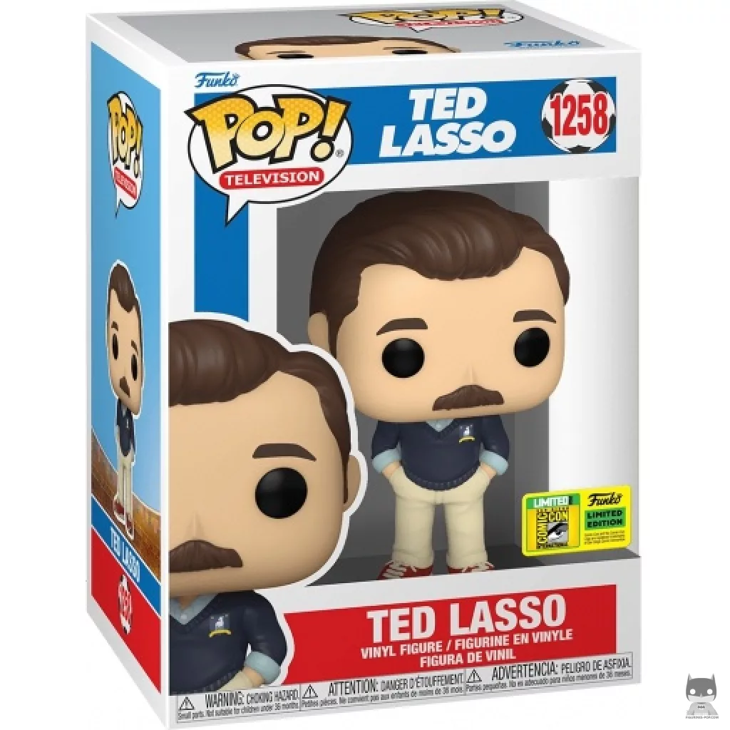 Ted Lasso Funko Pop! figure in its box