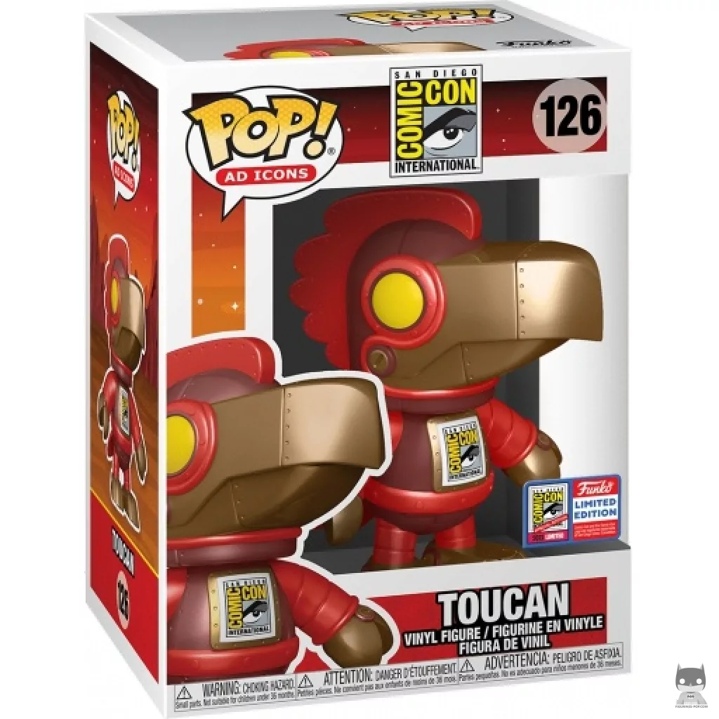 Toucan (Red) Funko Pop! figure in its box