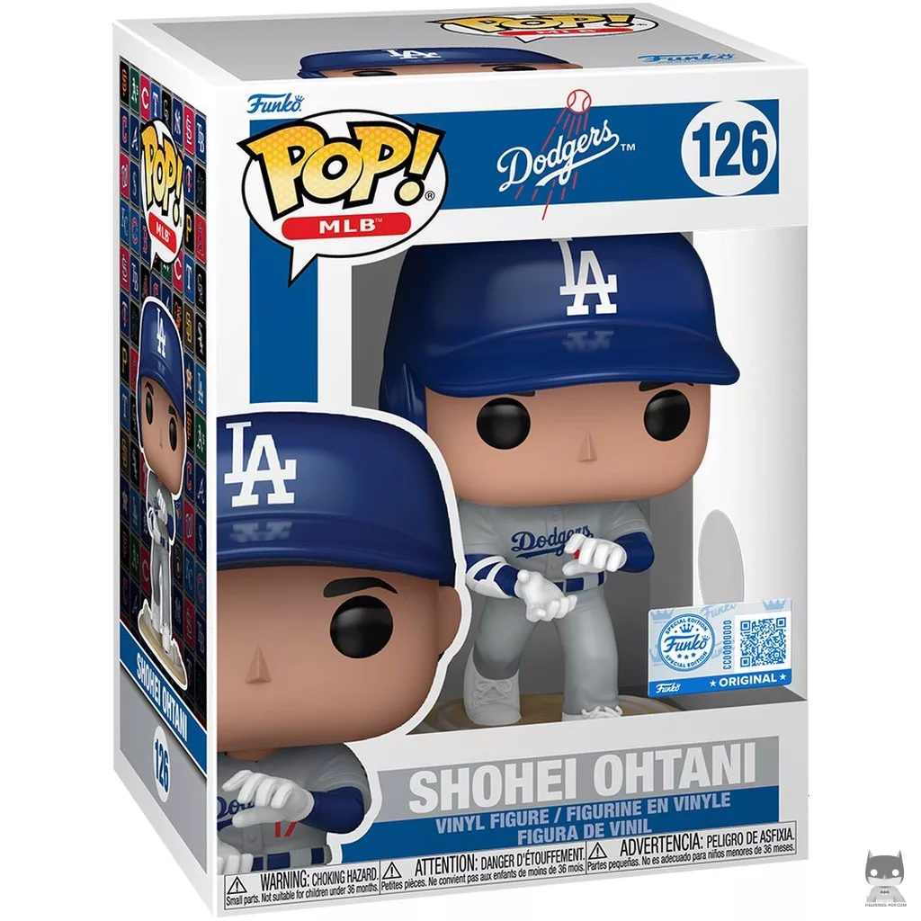 Shohei Ohtani Funko Pop! figure in its box