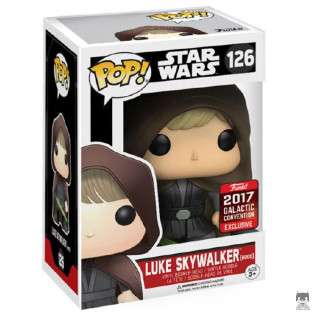 Luke Skywalker Hood Funko Pop! figure in its box