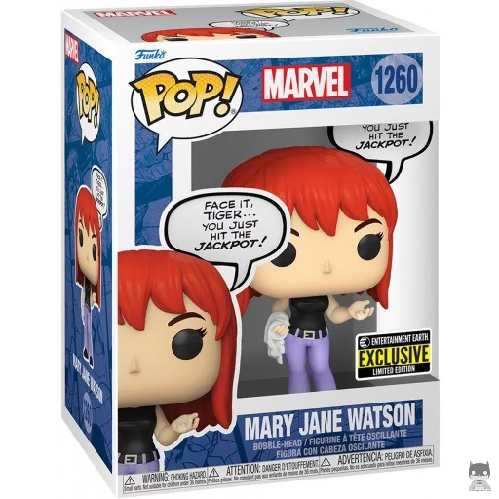 Mary Jane Watson Funko Pop! figure in its box