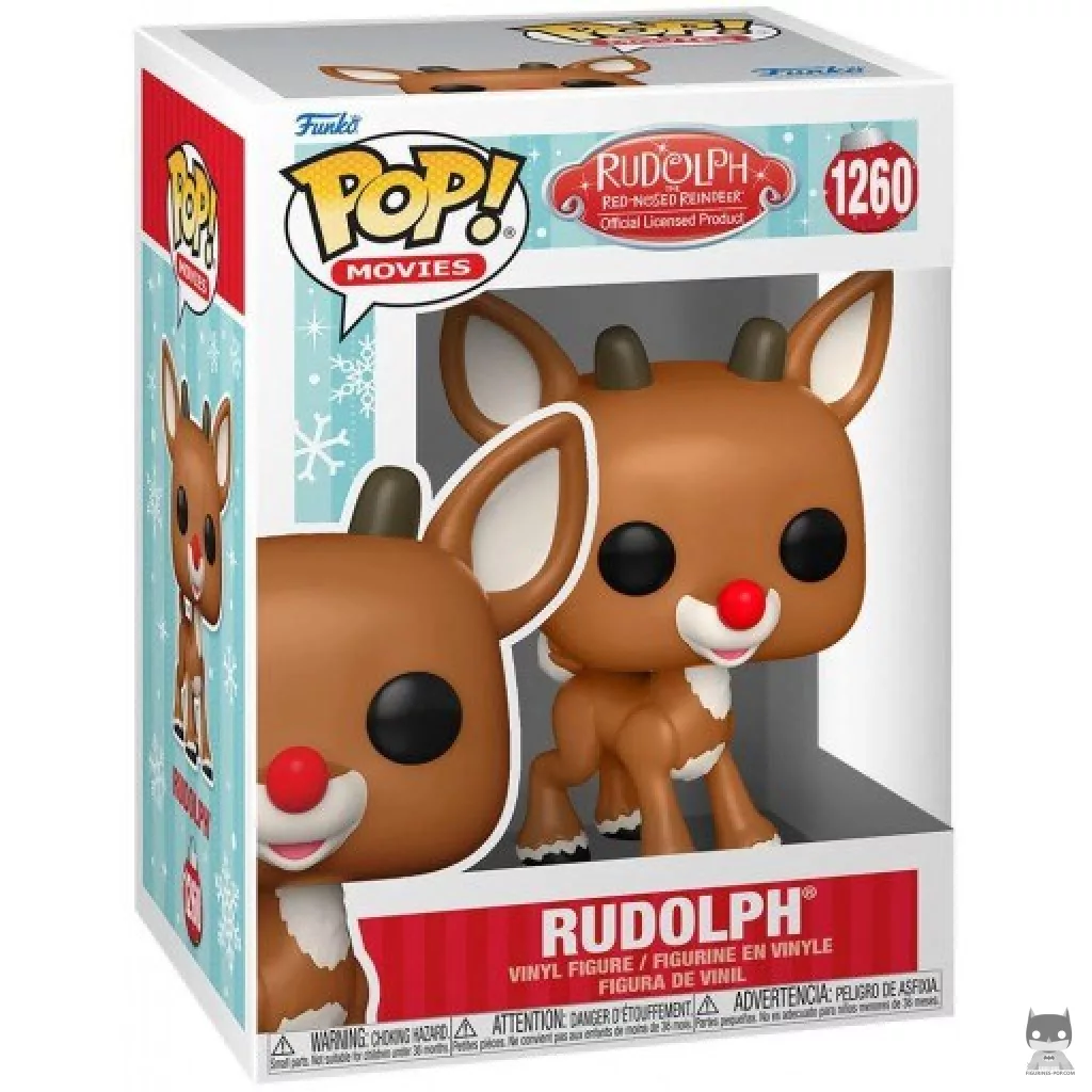 Rudolph Funko Pop! figure in its box