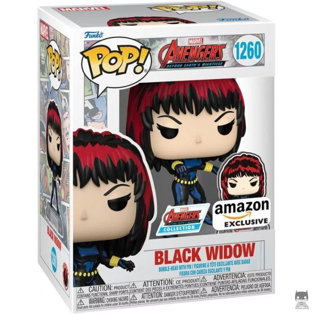Black Widow Funko Pop! figure in its box
