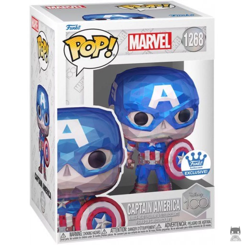 Captain America (Facet) Funko Pop! figure in its box
