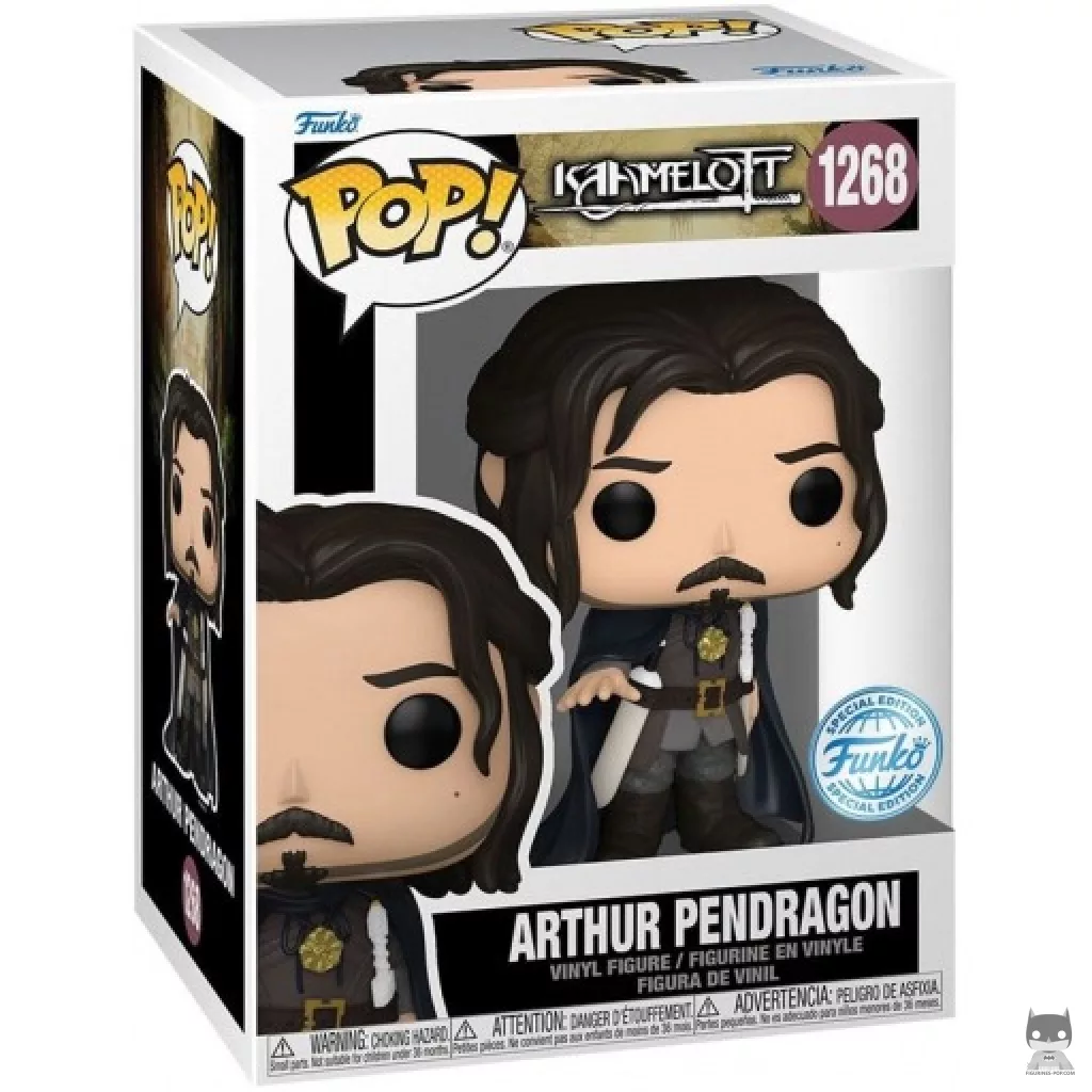 Arthur Pendragon Funko Pop! figure in its box