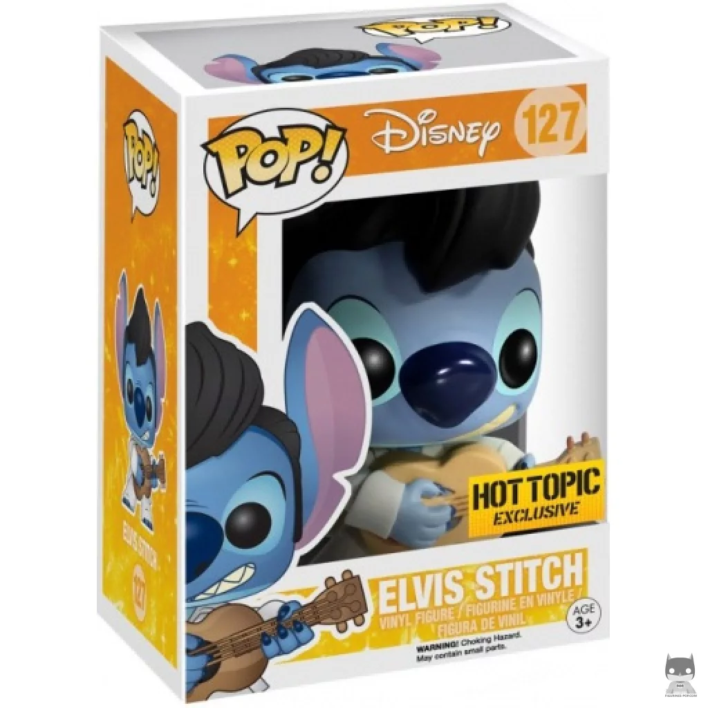 Stitch as Elvis Funko Pop! figure in its box