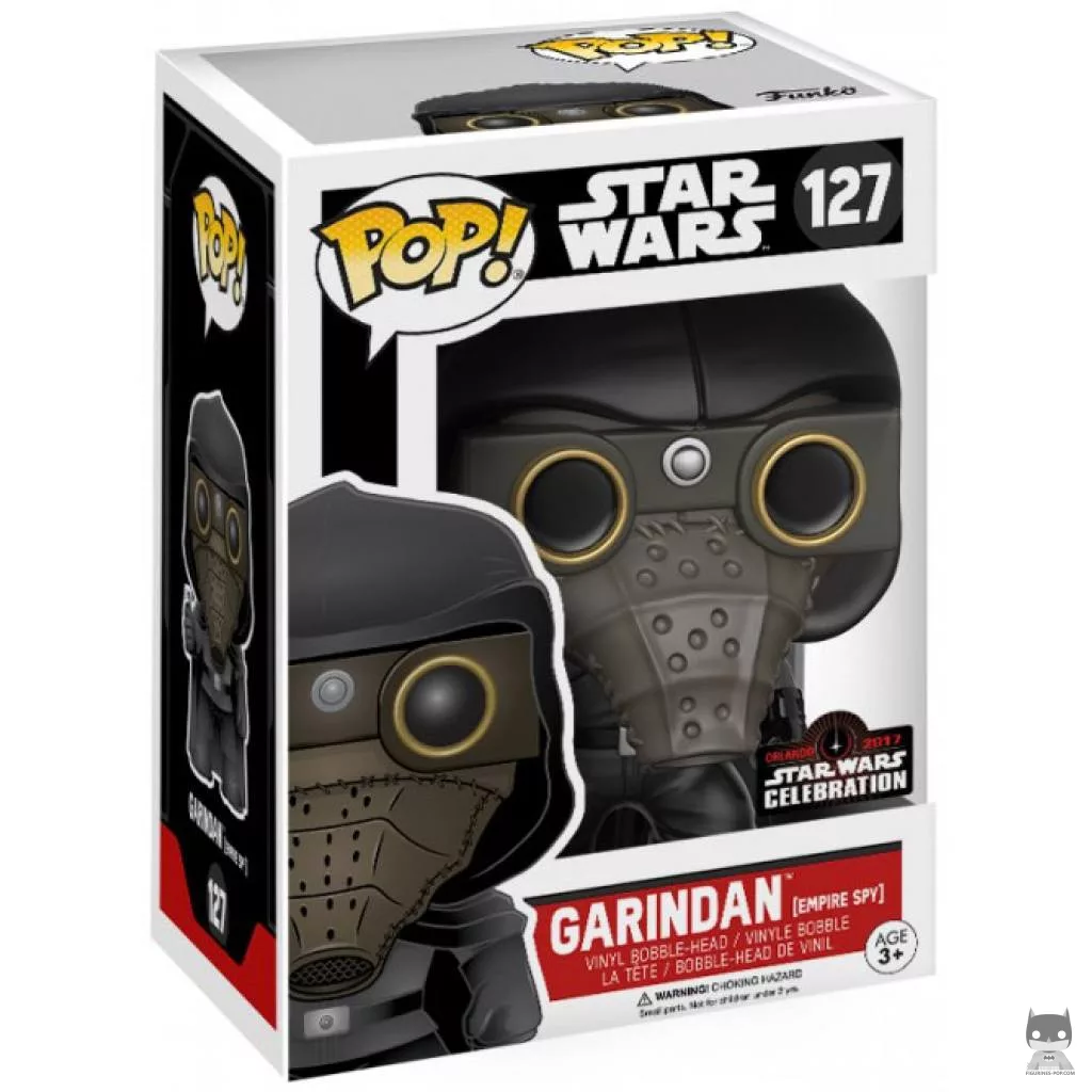 Garindan Empire Spy Funko Pop! figure in its box