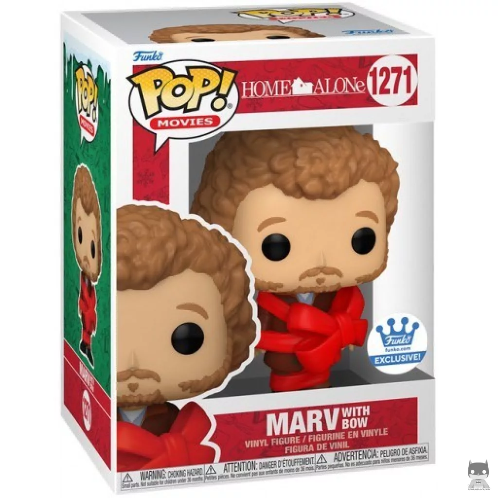 Marv with Bow Funko Pop! figure in its box