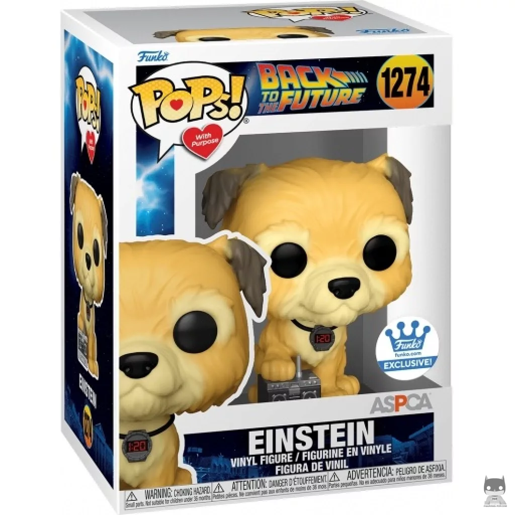 Einstein Funko Pop! figure in its box