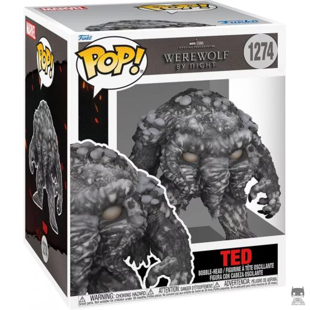 Ted Man-Thing Funko Pop! figure in its box