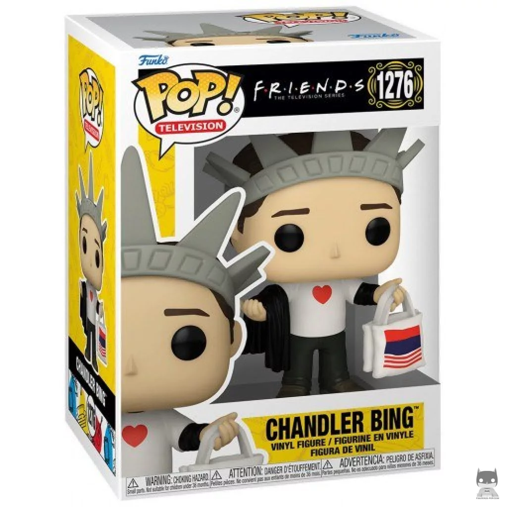 Chandler Bing New York Funko Pop! figure in its box