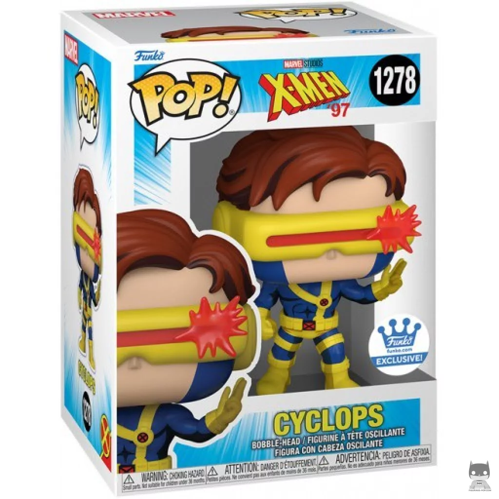 Cyclops Funko Pop! figure in its box