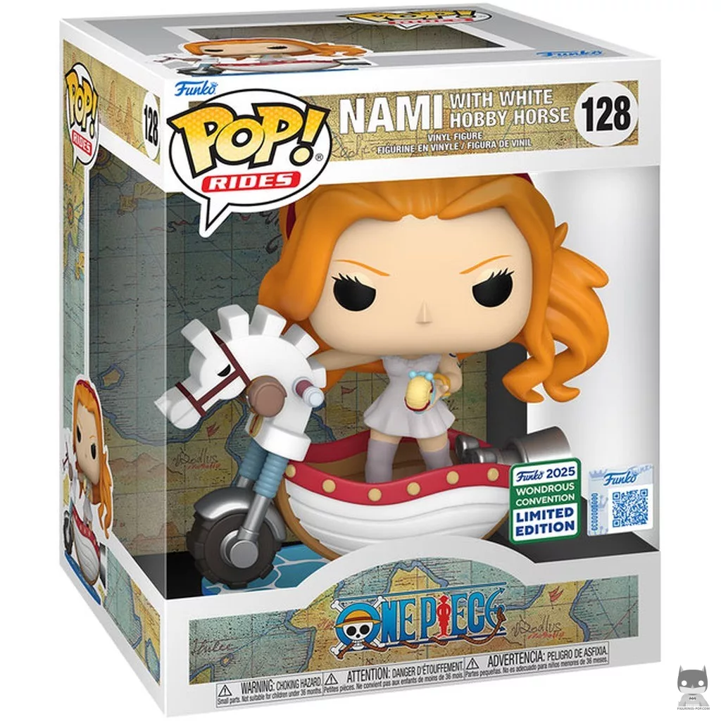 Nami with White Hobby Horse Funko Pop! figure in its box