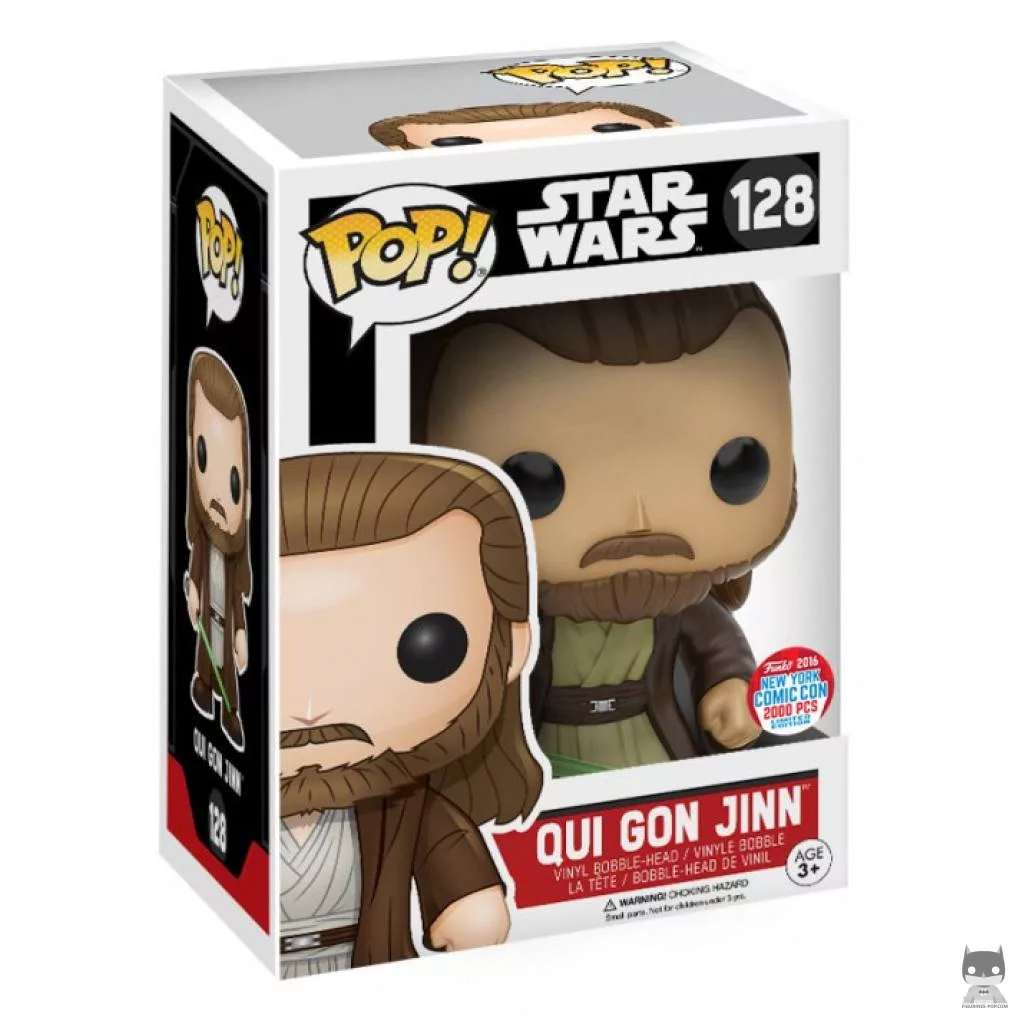 Qui Gon Jinn Funko Pop! figure in its box