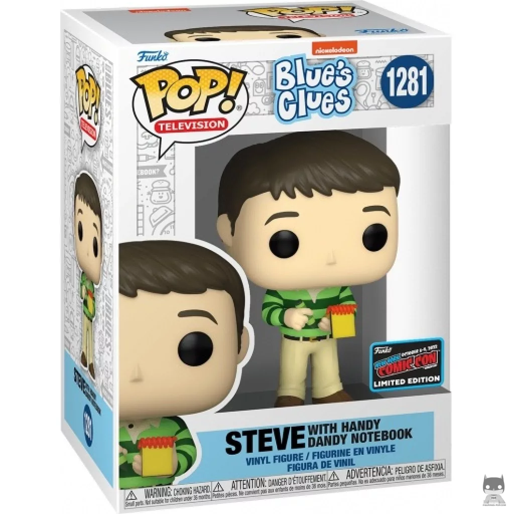 Steve With Handy Dandy Notebook Funko Pop! figure in its box