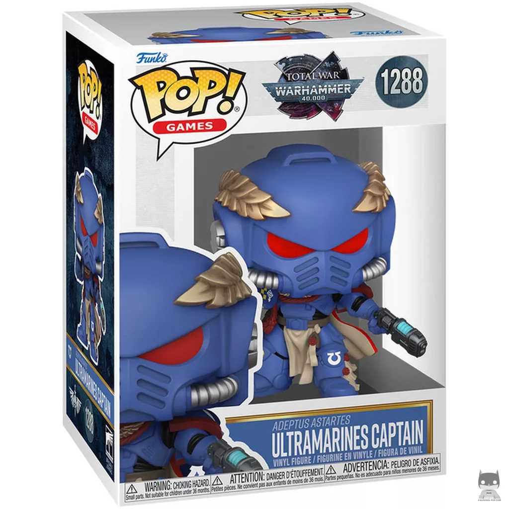 Ultramarines Captain Funko Pop! figure in its box