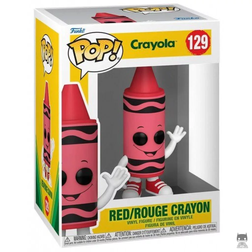 Red Crayon Funko Pop! figure in its box