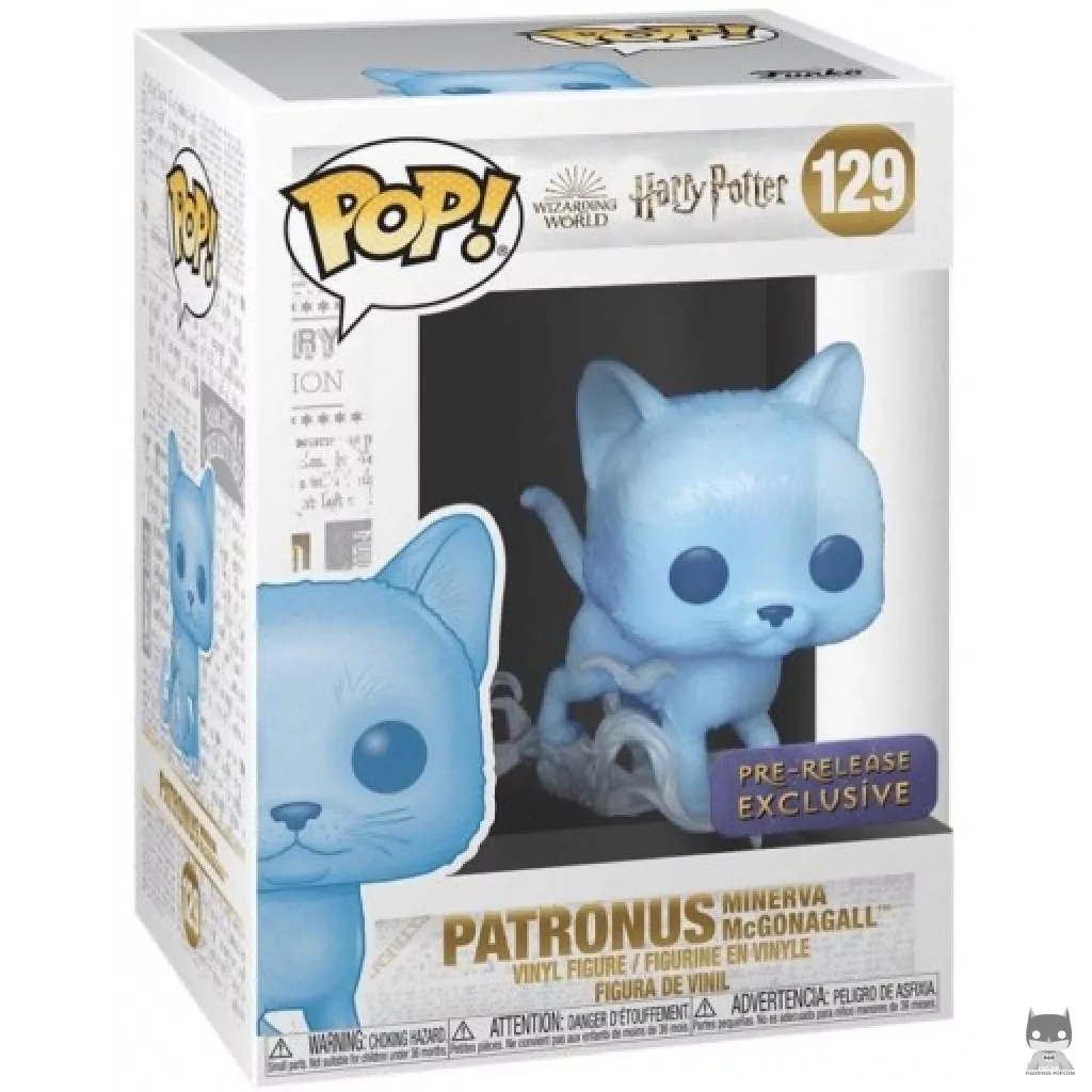 Patronus Minerva McGonagall (Translucent) Funko Pop! figure in its box