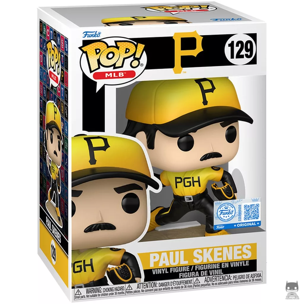 Paul Skenes Funko Pop! figure in its box