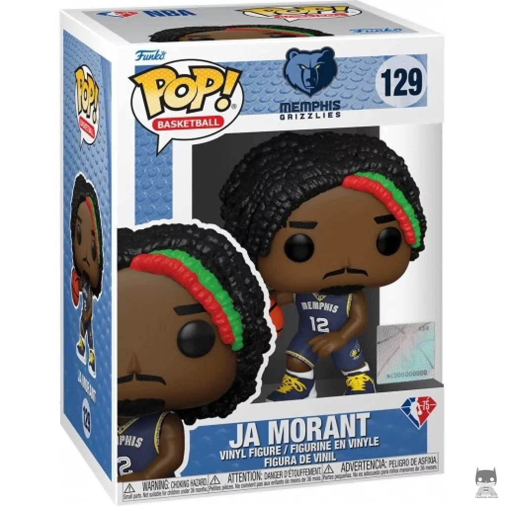 Ja Morant Funko Pop! figure in its box