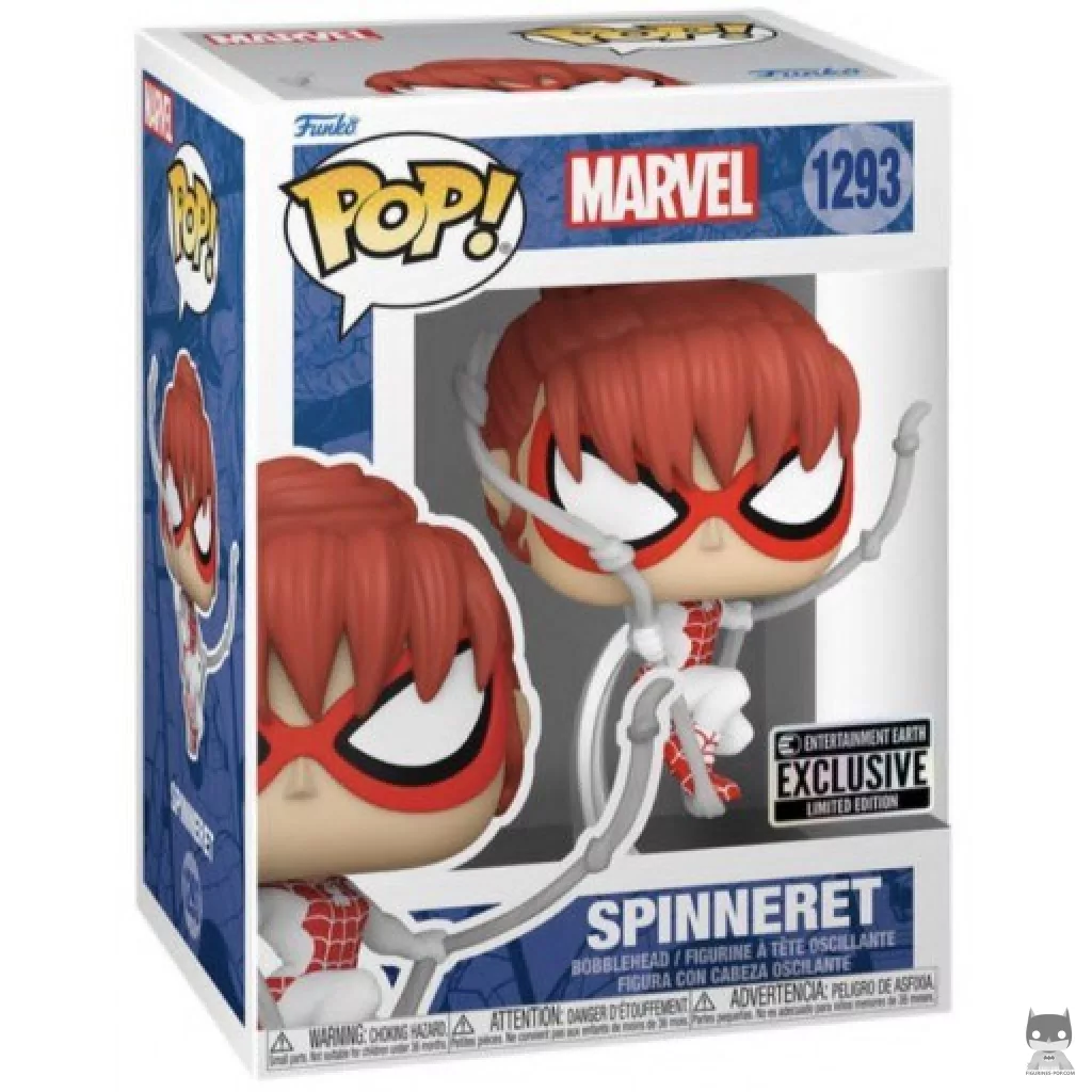 Spinneret Funko Pop! figure in its box